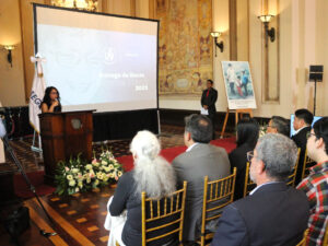 Discurso de Noelia Herrera durante la entrega de Beca Myrna Mack