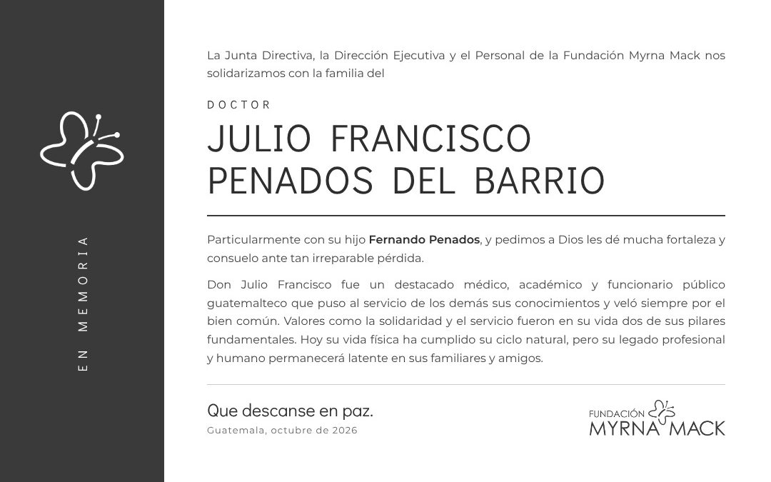 Esquela Julio Francisco Penados del Barrio